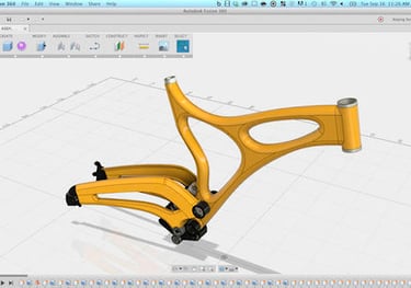 Modelo 3D no Fusion 360